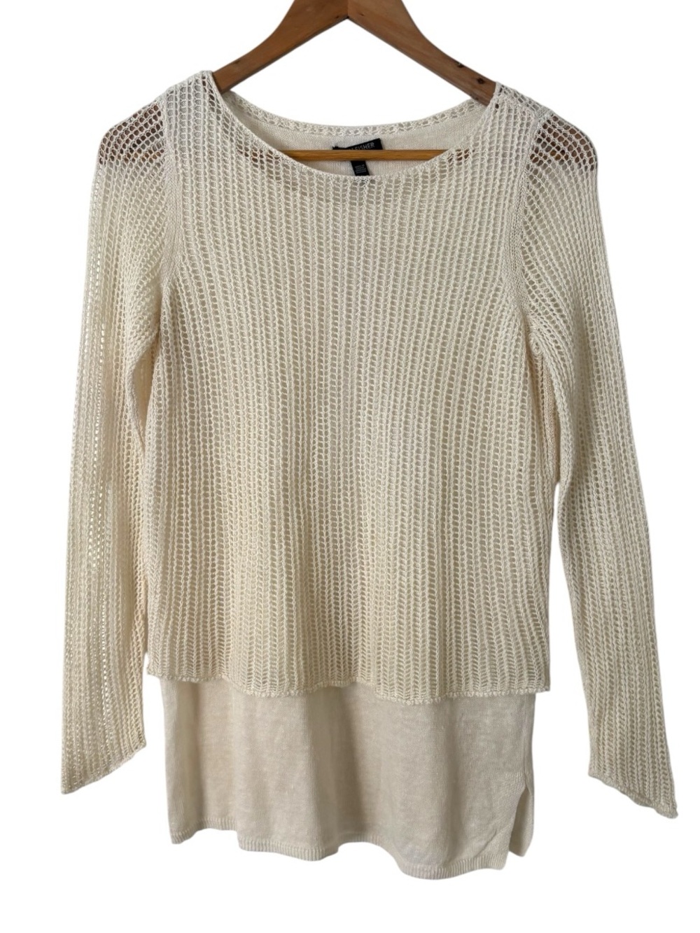 Eileen Fisher Layered Sweater - Picture 2 of 6